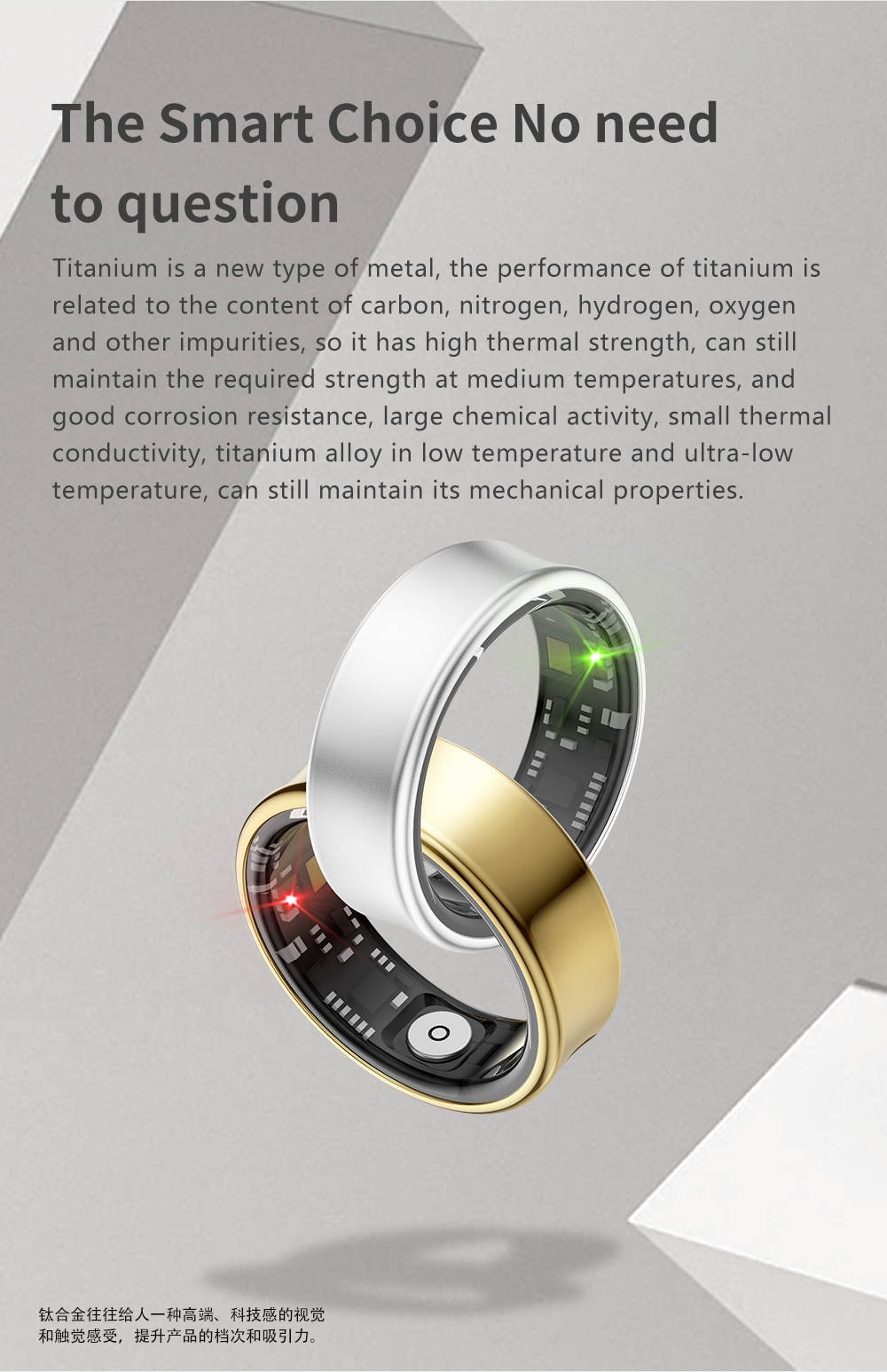 AMERICO Smart Ring SR2 Pro – Health & Fitness Tracker