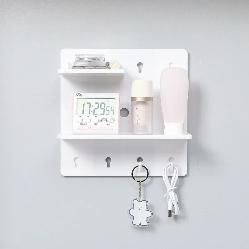 Punch-free Hole Board Wall Shelf Organizer