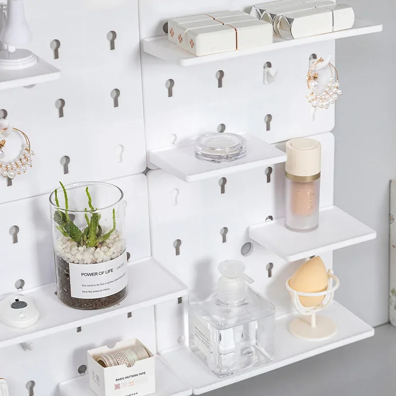 Punch-free Hole Board Wall Shelf Organizer