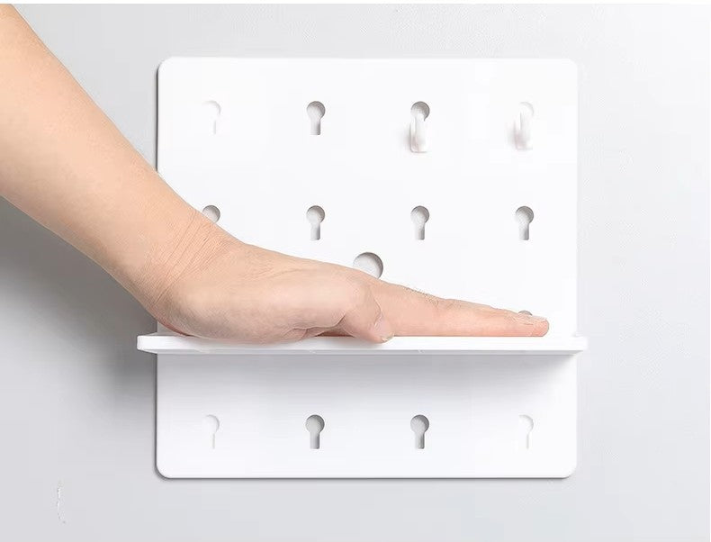 Punch-free Hole Board Wall Shelf Organizer
