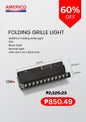 AMERICO | Magnetic Folding Grille Light | Neutral White LED | Black
