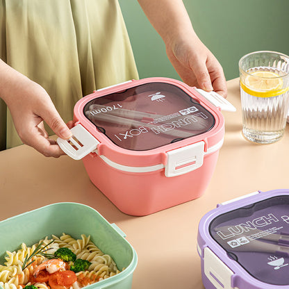 SARI | Double Layer Bento Lunch Box | Leak-Proof Food Container | 1700mL