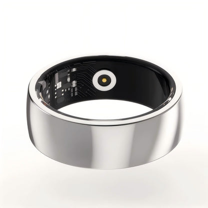 AMERICO AMFit+ | Vertex Core Smart Ring Waterproof Health & Fitness Tracker | Strava & Apple Health Sync | iOS & Android Compatible