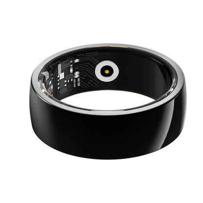 AMERICO AMFit+ | Vertex Core Smart Ring Waterproof Health & Fitness Tracker | Strava & Apple Health Sync | iOS & Android Compatible