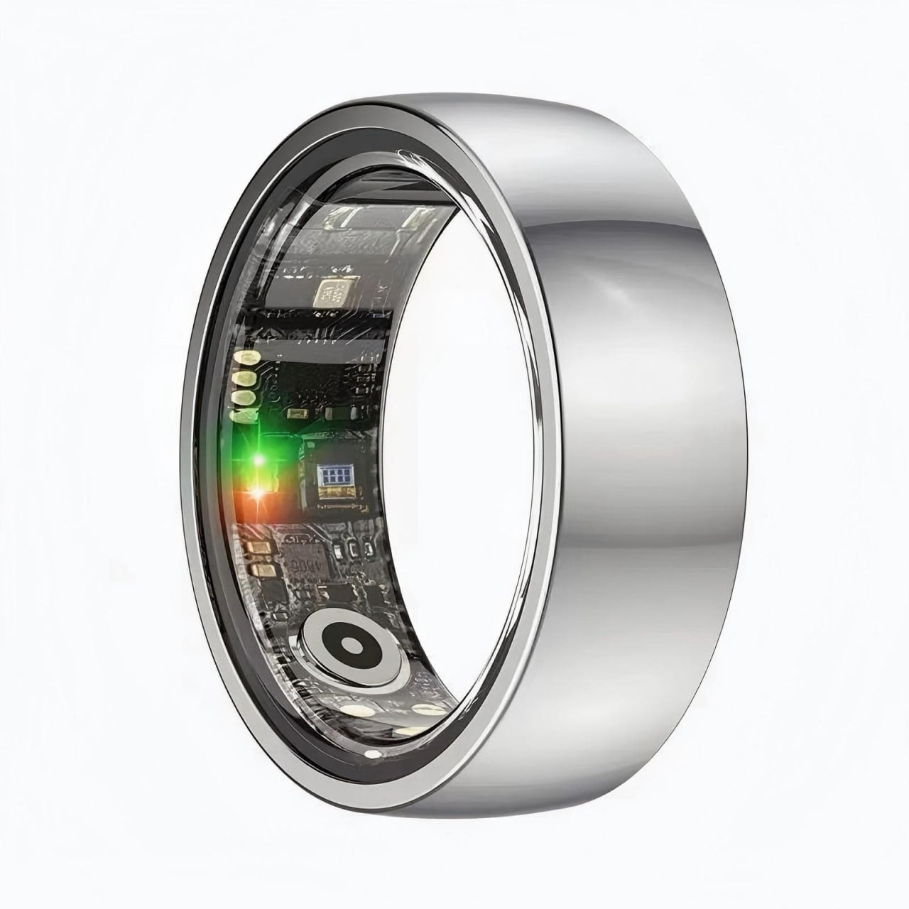 AMERICO AMFit+ | Vertex Core Smart Ring Waterproof Health & Fitness Tracker | Strava & Apple Health Sync | iOS & Android Compatible