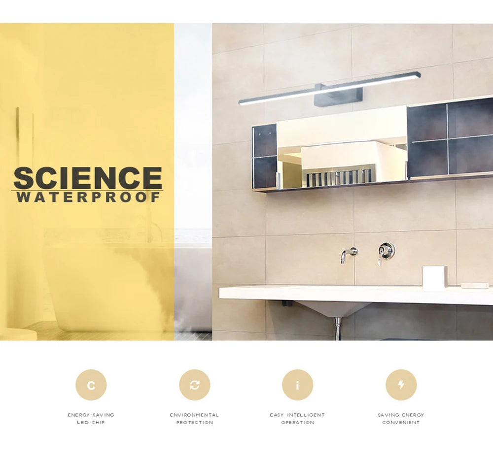 Modern LED Three Colors Wall Light