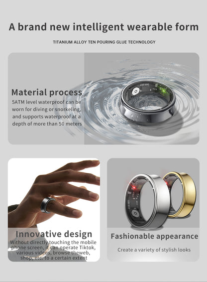 AMERICO Smart Ring SR2 Pro – Health & Fitness Tracker