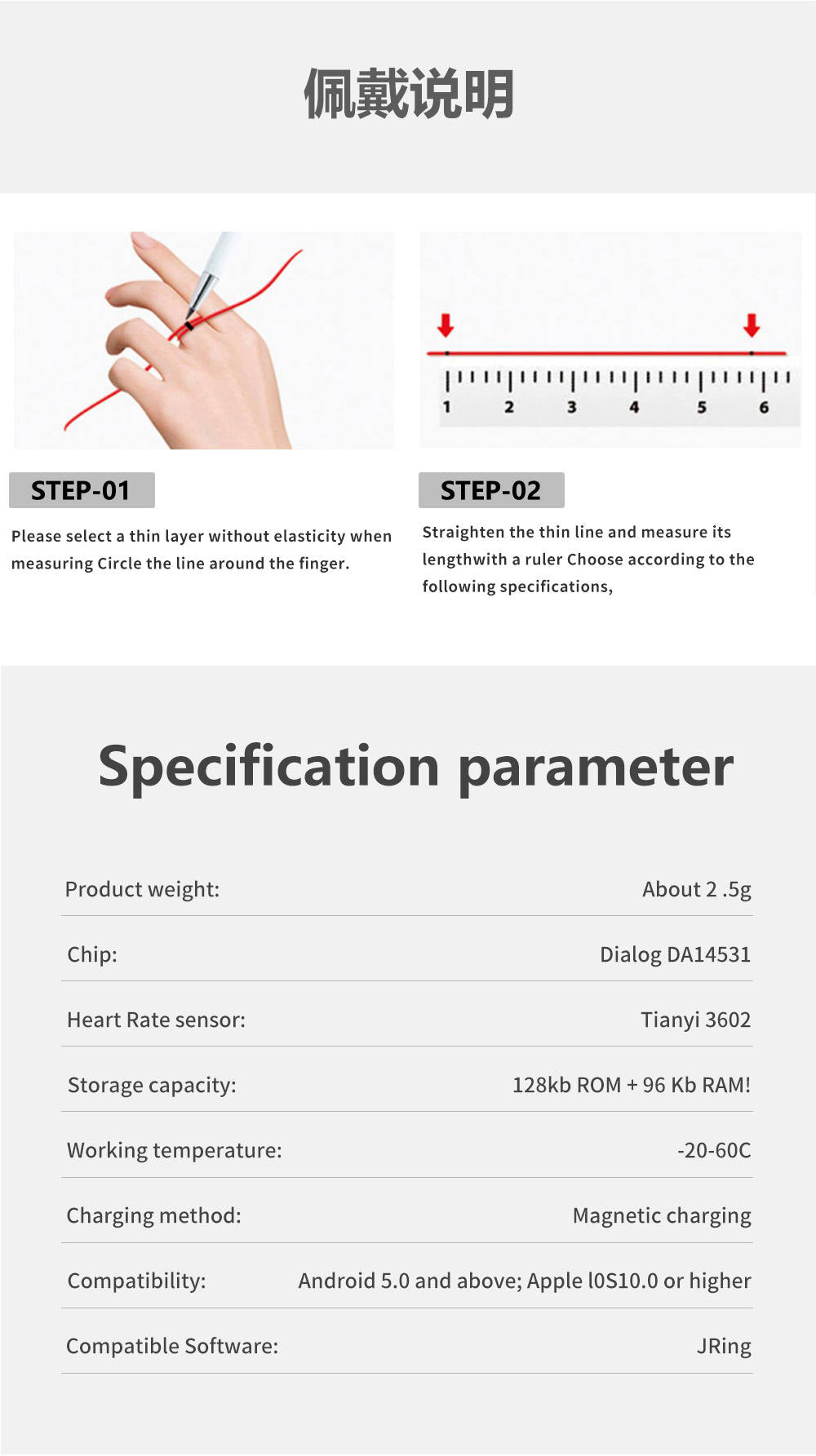 AMERICO Smart Ring SR2 Pro – Health & Fitness Tracker