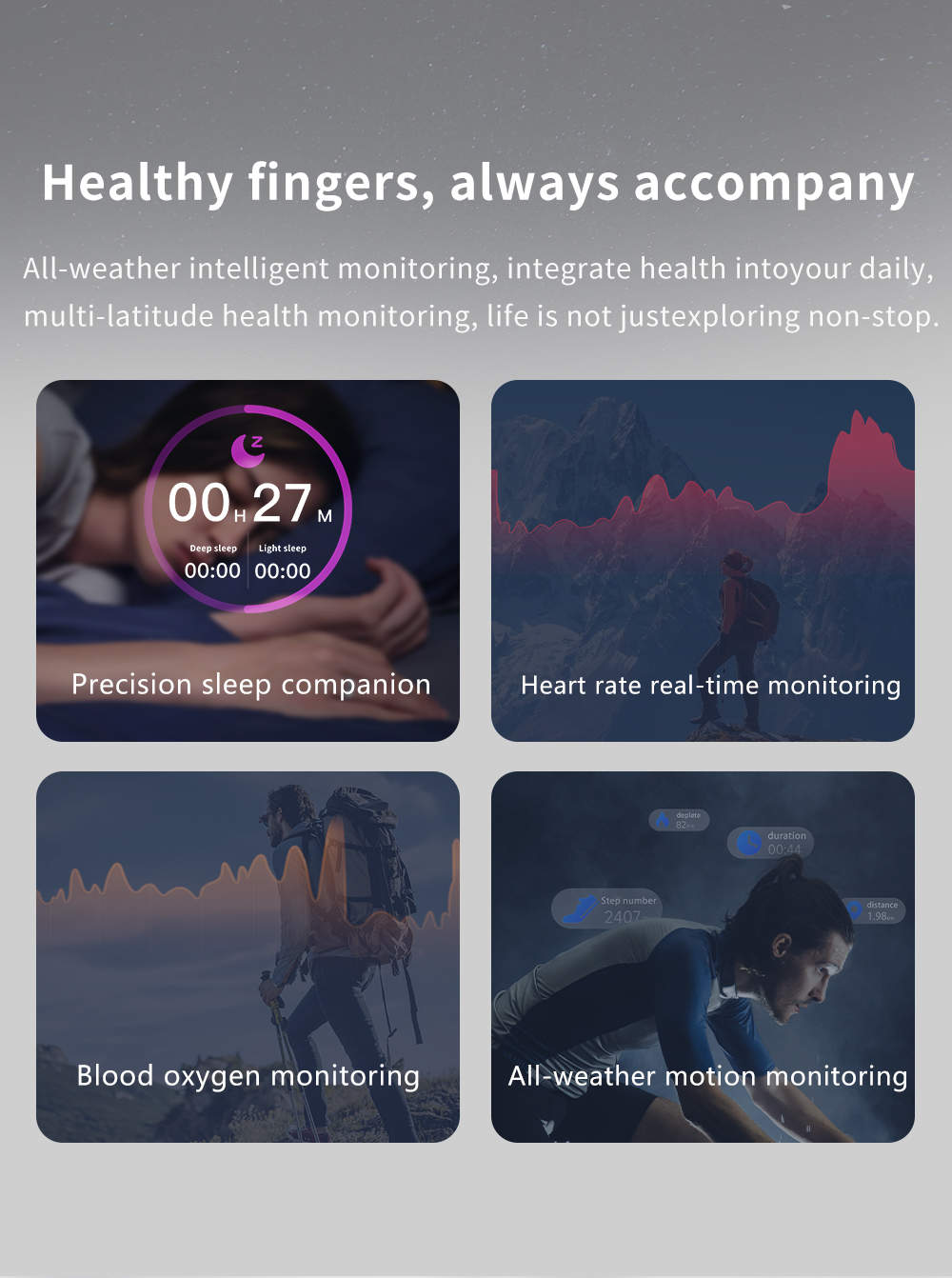 AMERICO Smart Ring SR2 Pro – Health & Fitness Tracker