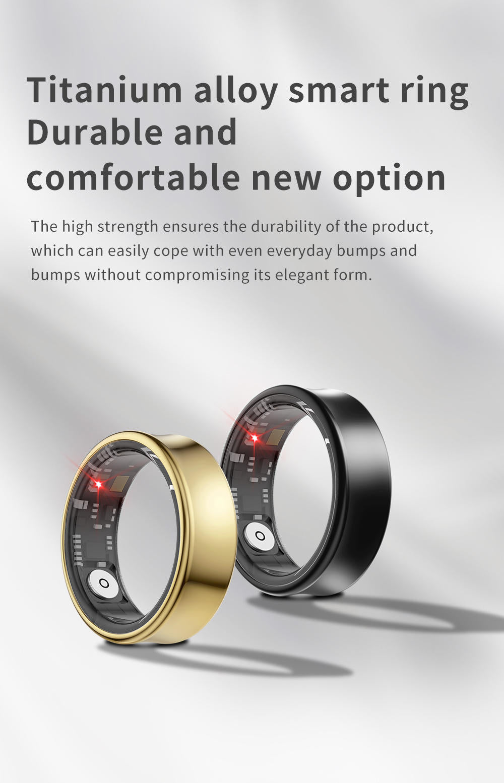 AMERICO Smart Ring SR2 Pro – Health & Fitness Tracker