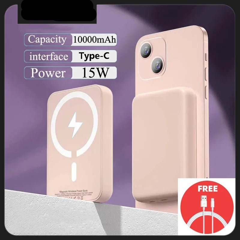 10000mAh Magnetic Wireless Power Bank