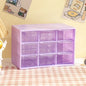 9 Grid Cute Small Drawer Storage Boxes Organizer