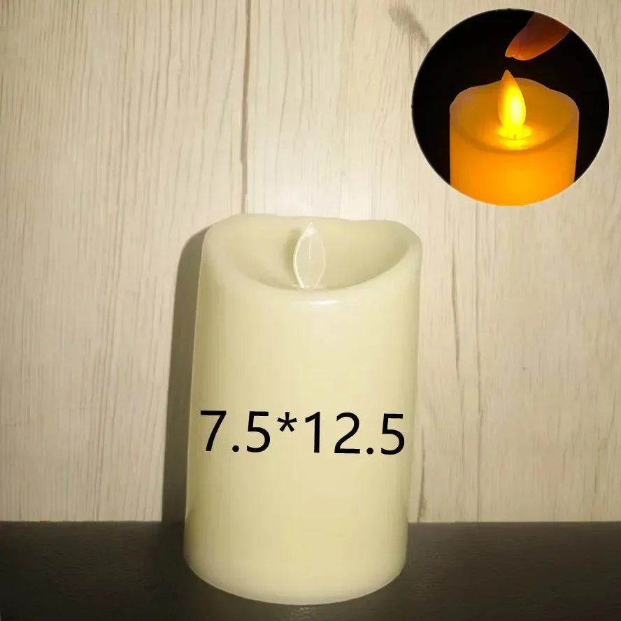 Portable Battery Powered LED Flameless Candle Light