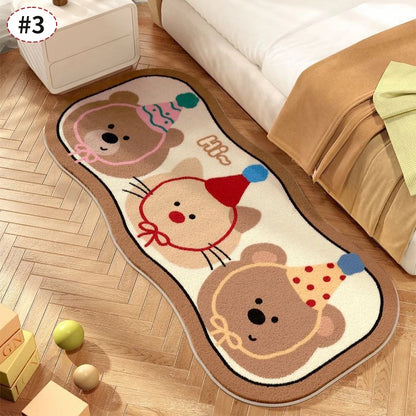 Cartoon Bedroom Rug Kawaii Mat