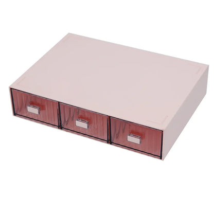 Acrylic Pen Stationery Storage Box Drawer