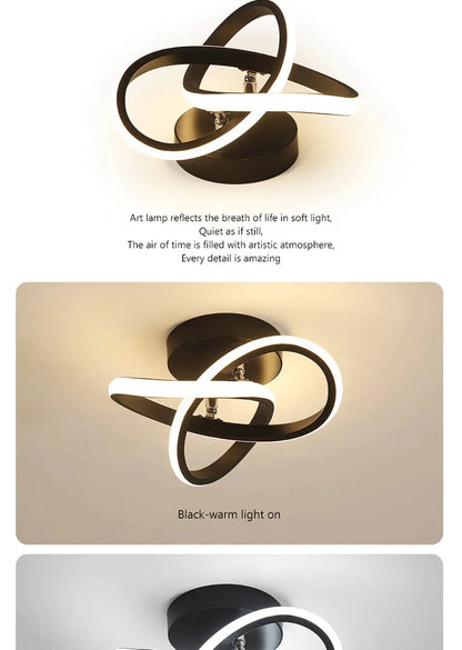 LED Strip Aisle Modern Minimalist Ceiling Lights