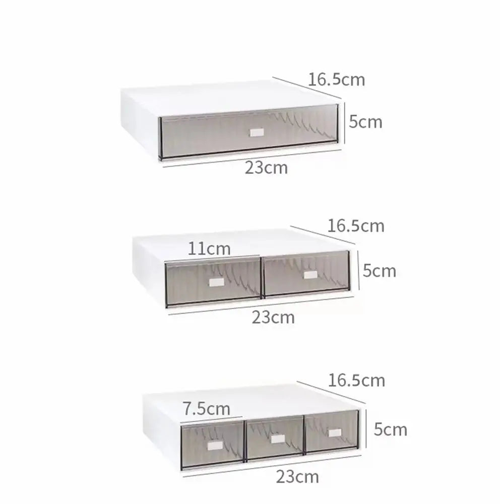 Acrylic Pen Stationery Storage Box Drawer