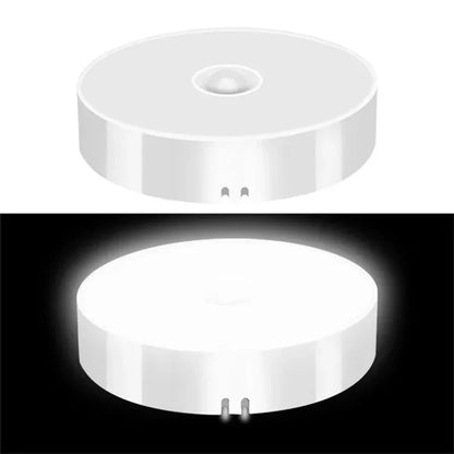 PIR Motion Sensor LED Night Light USB Rechargeable