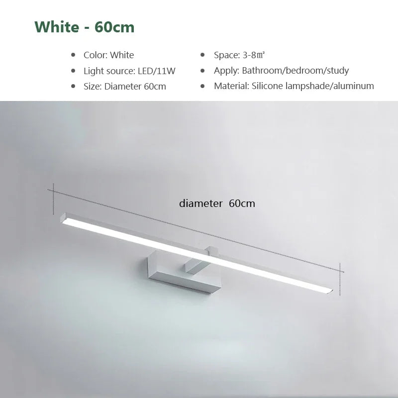 Modern LED Three Colors Wall Light