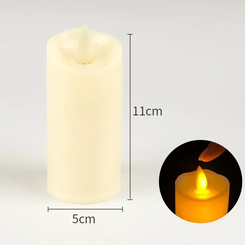 Portable Battery Powered LED Flameless Candle Light