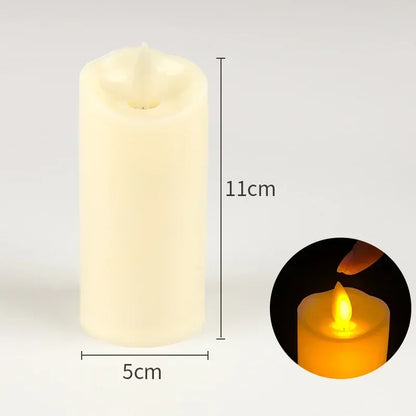 Portable Battery Powered LED Flameless Candle Light