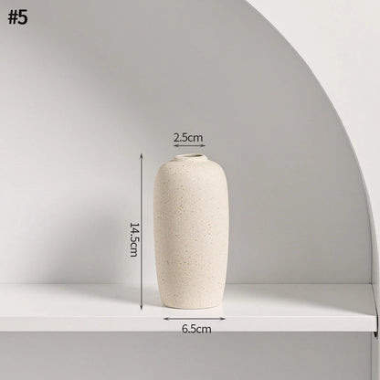 Modern White Minimalist Ceramic Vase