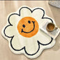 Nordic Flower Rug Cartoon Decor Carpet