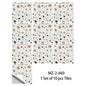 10 pcs Marble Terrazzo Waterproof and Oil-Proof Wallpaper
