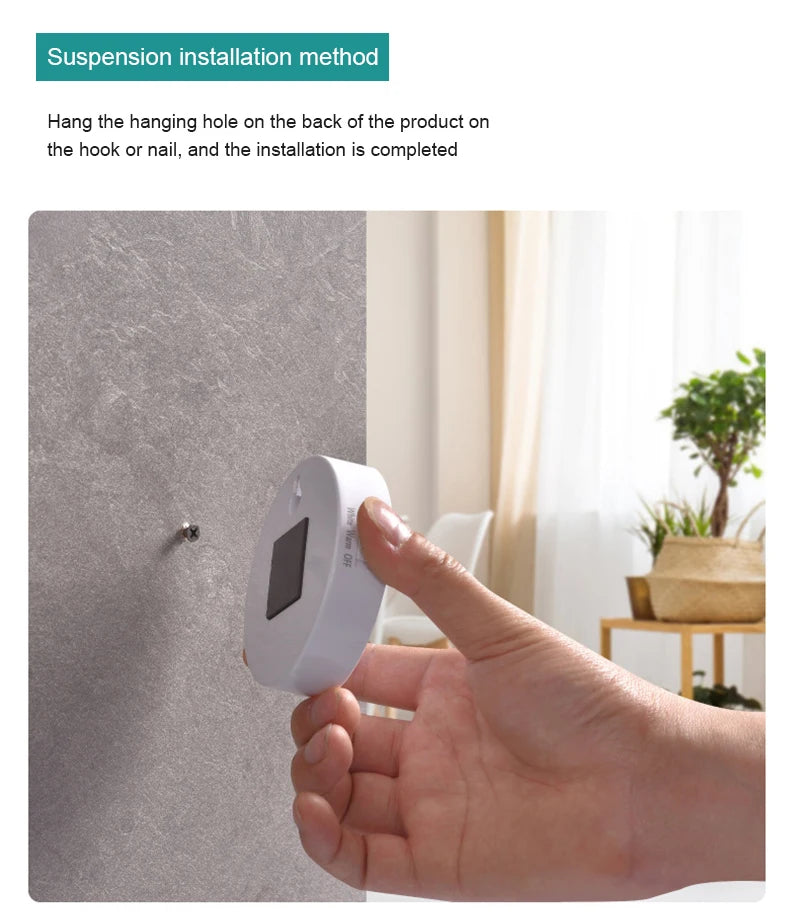 USB Rechargeable PIR Motion Sensor LED Night Light