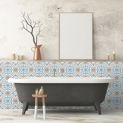 European Style Tile Stickers Waterproof & Oil-Proof Wall Sticker