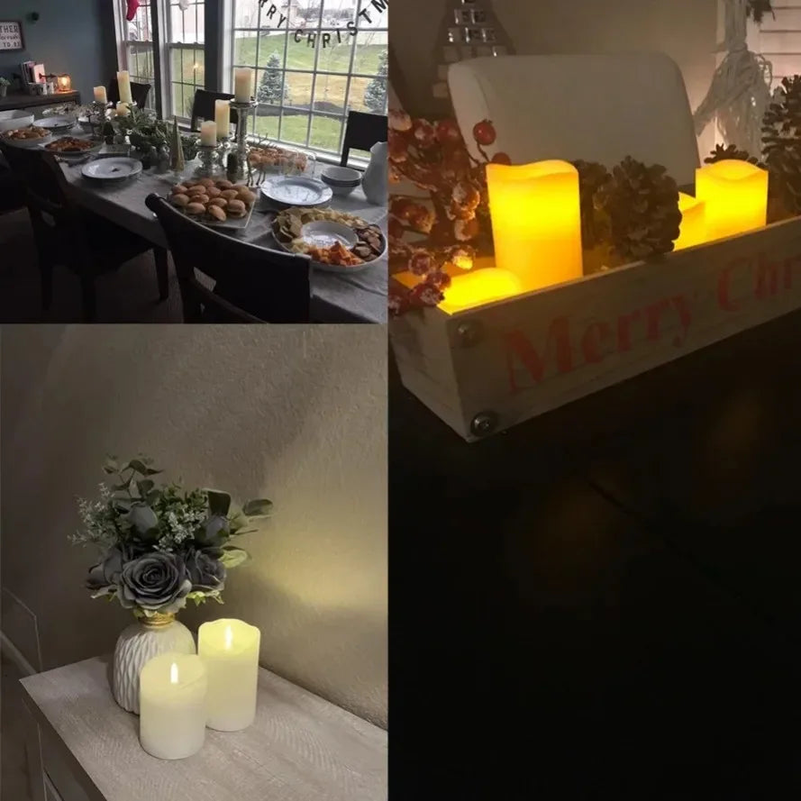 Portable Battery Powered LED Flameless Candle Light