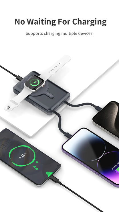 Wireless Portable Charger 10000mAh Magnetic Power Bank