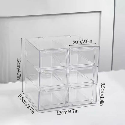 Cosmetic Jewelry Multi Layer Transparent  Storage Box