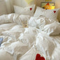 Heart-Shaped Bedding Duvet Cover Set
