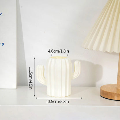 Pure White Ceramic Decorative Dried Flower Vase