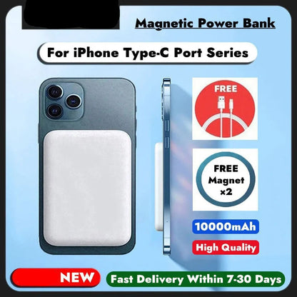 10000mAh Magnetic Wireless Power Bank