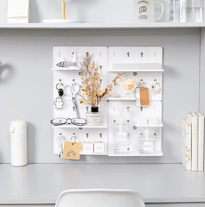Punch-free Hole Board Wall Shelf Organizer