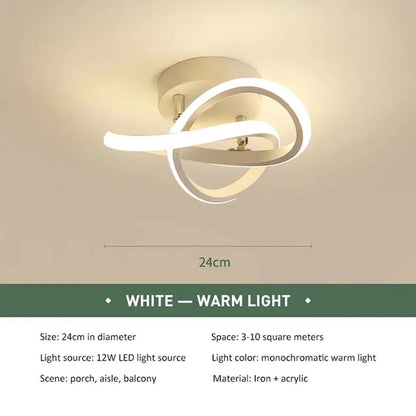 LED Strip Aisle Modern Minimalist Ceiling Lights