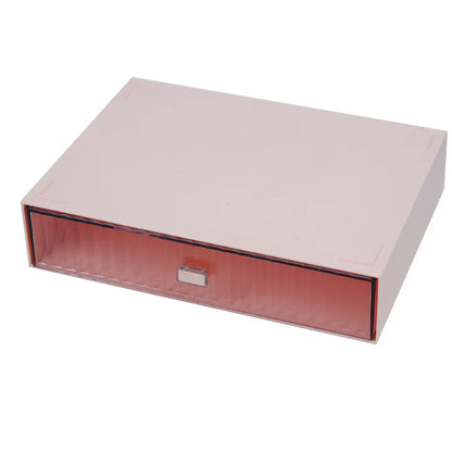 Acrylic Pen Stationery Storage Box Drawer