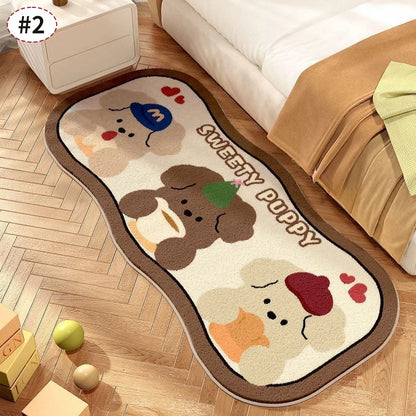 Cartoon Bedroom Rug Kawaii Mat