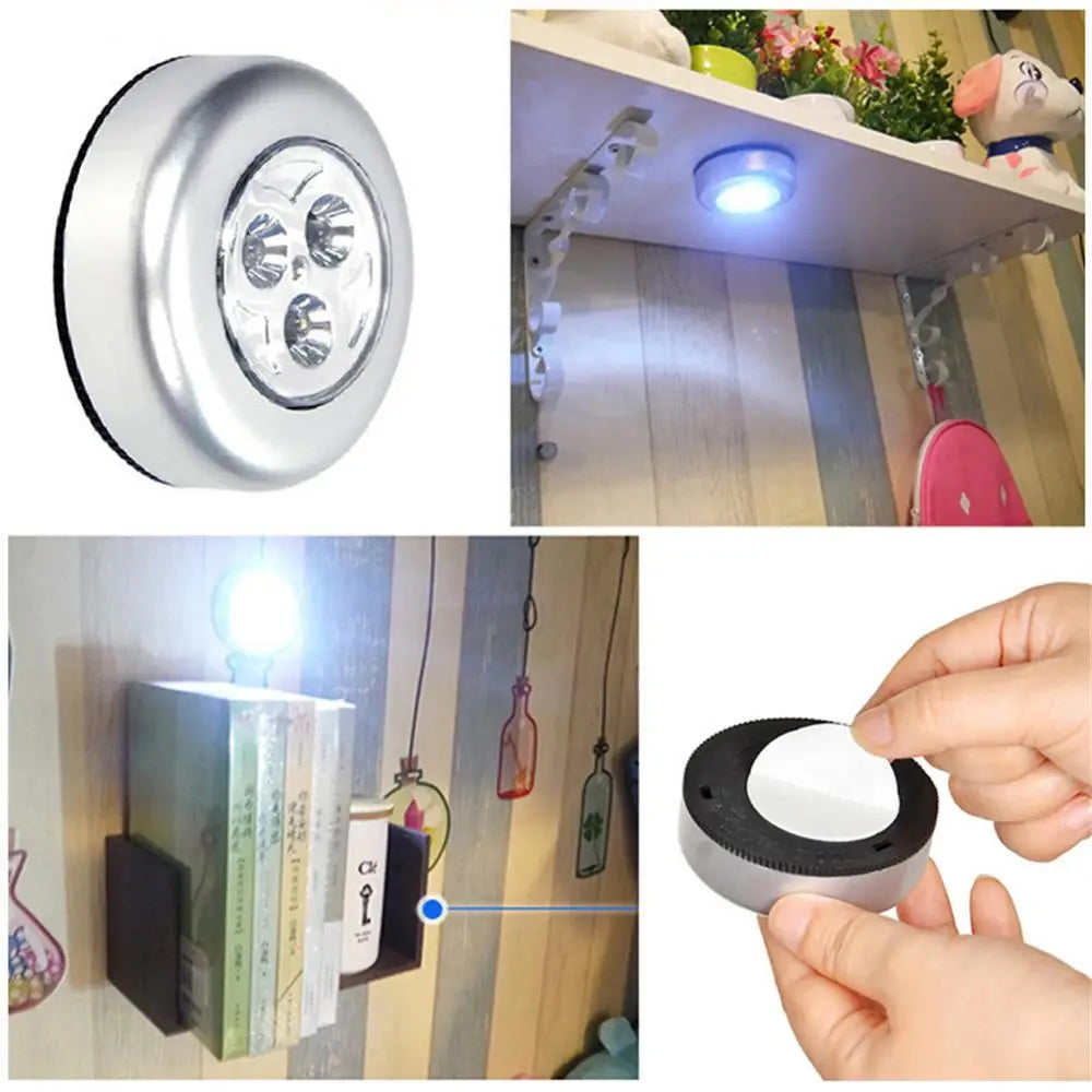 USB Rechargeable PIR Motion Sensor LED Night Light