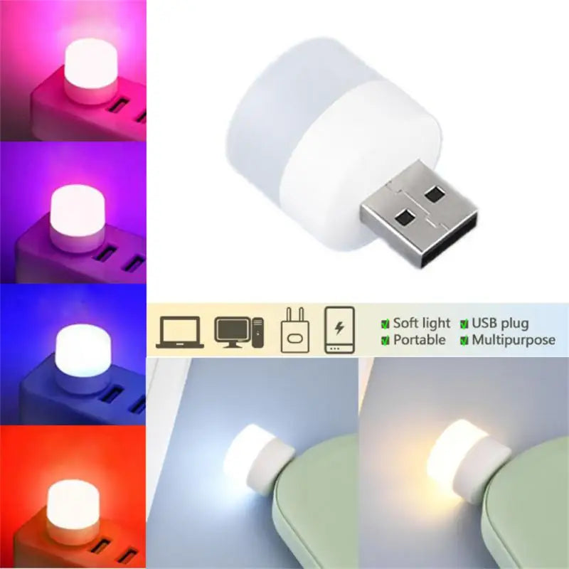 USB Rechargeable PIR Motion Sensor LED Night Light