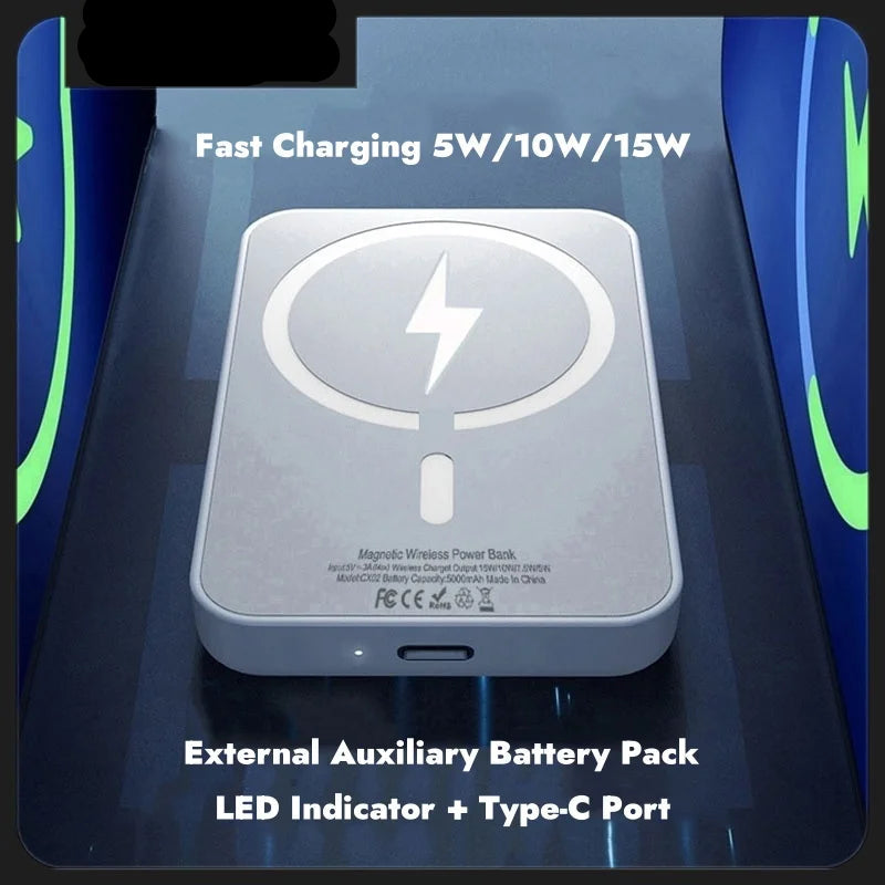 10000mAh Magnetic Wireless Power Bank