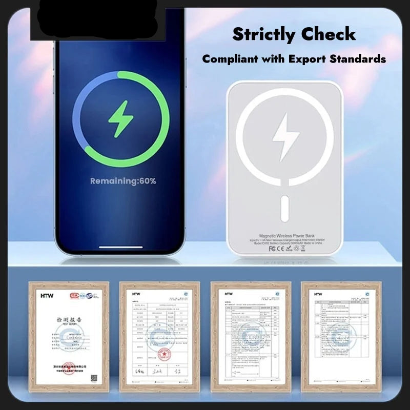 10000mAh Magnetic Wireless Power Bank