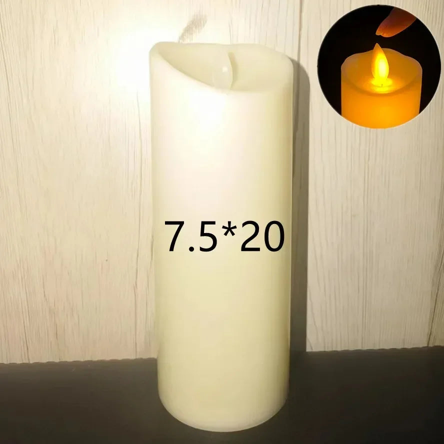 Portable Battery Powered LED Flameless Candle Light