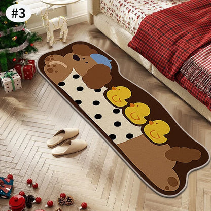 Cartoon Bedroom Rug Kawaii Mat