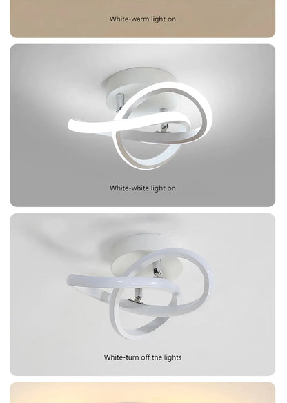 LED Strip Aisle Modern Minimalist Ceiling Lights