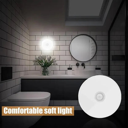 PIR Motion Sensor LED Night Light USB Rechargeable