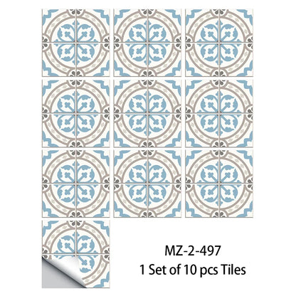 European Style Tile Stickers Waterproof & Oil-Proof Wall Sticker