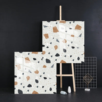 10 pcs Marble Terrazzo Waterproof and Oil-Proof Wallpaper